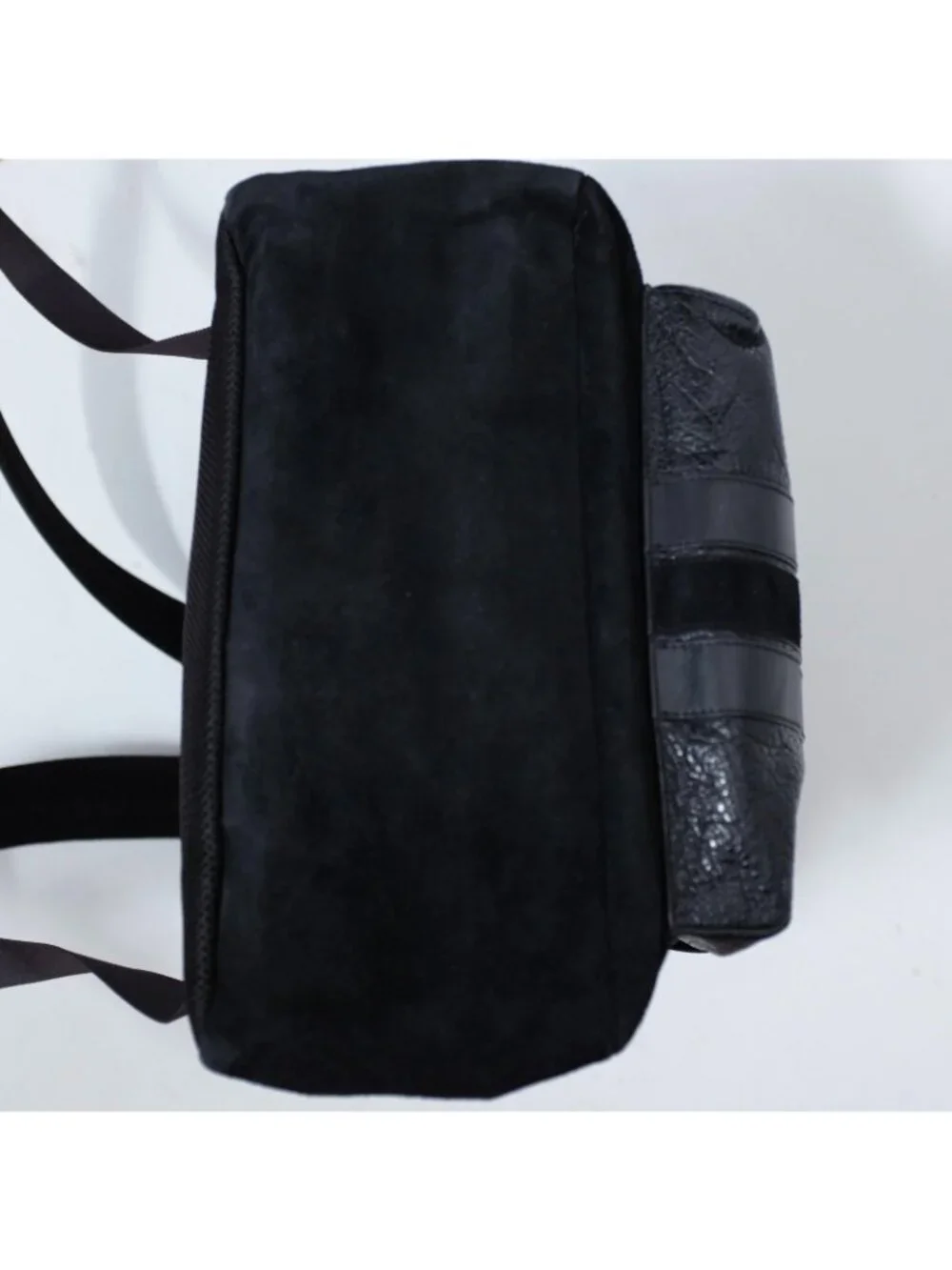 New Mens Coach Large All Leather Backpack Bag Black